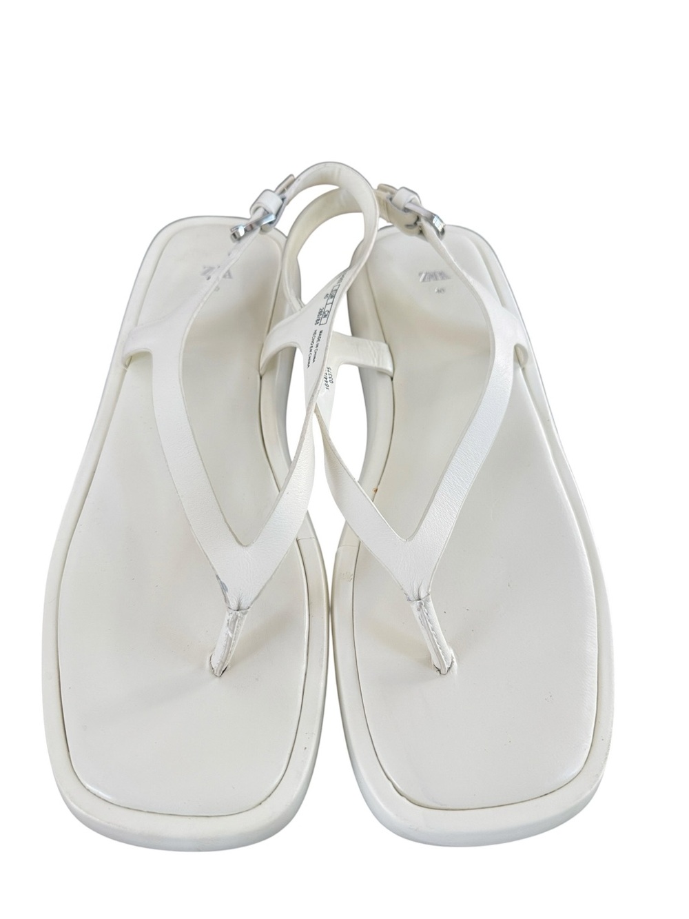 Zara Platform Thong Sandals Size 40 US 9 - Picture 7 of 9